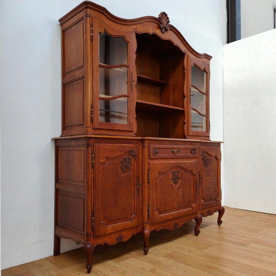 Credenza con Vetrina Vintage Cassettiera Mobile a Parete – Credenze con vetrina, Glass, Wood (photo 8 of 17)