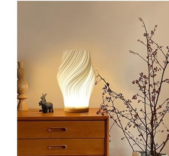 Image 1 of Set Of 2 Elegant Design Lights "Wave", With Different Light Stages And Dimming Function