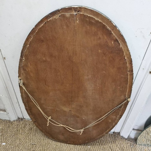 Miroir Ovale Art Déco (81x53cm)