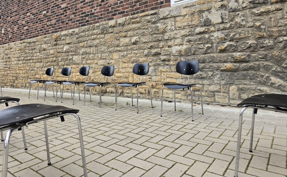 Egon Eiermann stoelen, vintage, midden 20e eeuw, jaren 60/70, loftstudio – Kuipstoelen, Wood (photo 6 of 9)
