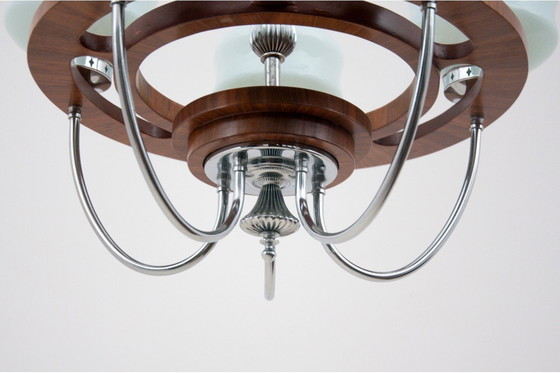 Image 1 of Lustre Art déco, années 1950, Pologne