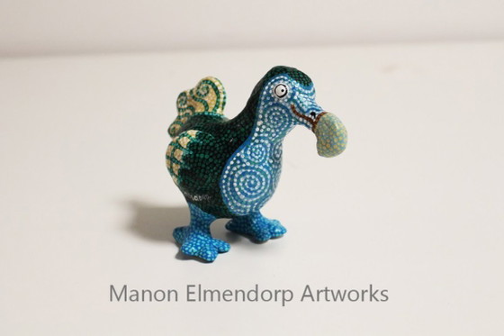 Image 1 of Statuetta di Dodo/Uccello 100% Fatta a Mano - Nuova