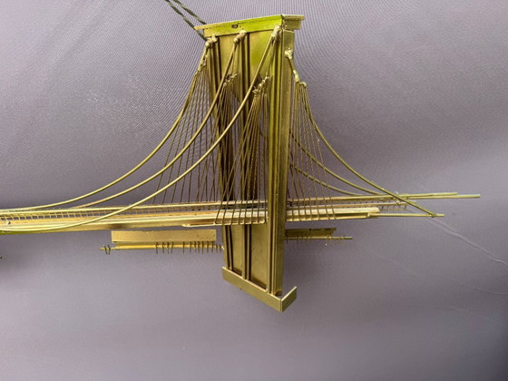 Scultura da parete Curtis Jere Brooklyn Bridge – Decorazioni murali, Metallo, Ottone (photo 2 of 27)