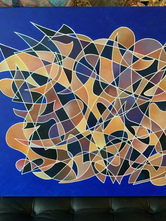 Image 1 of Peinture abstraite de Ben Haenen