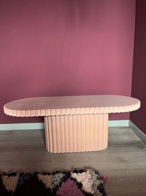 Table basse Masoe Studio aspect béton