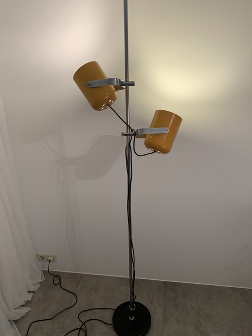 Lampada di design Gepo giallo ocra degli anni '70
