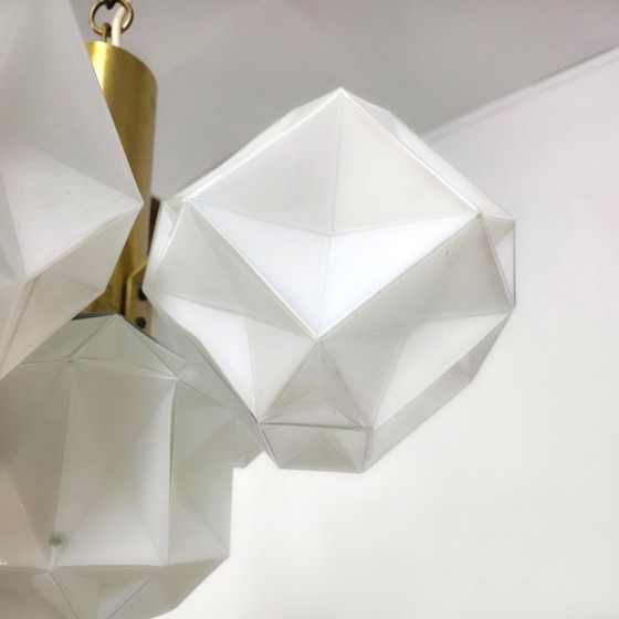 Image 1 of Oggetti lampada scultorea geometrica Murano anni '70 space age