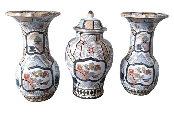 Image 1 of Antiek aardewerk kaststel Petrus Regout Maastricht 