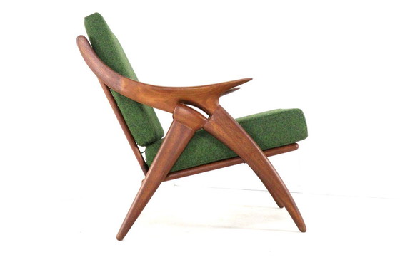 Image 1 of Set di 2 poltrone De Ster de Knoop, rivestite di recente, stile vintage.