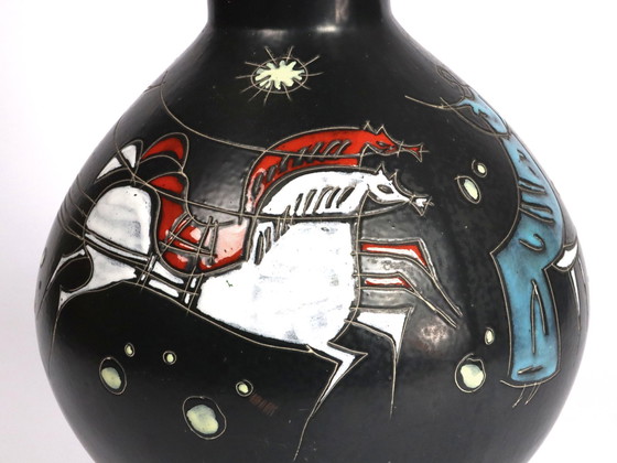 Image 1 of Vaso retrò a forma di pancia, Italia