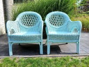 2 x Mesch rattan charm armchairs