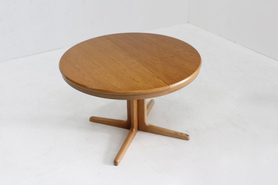Image 1 of Vintage Danish round extendable dining table