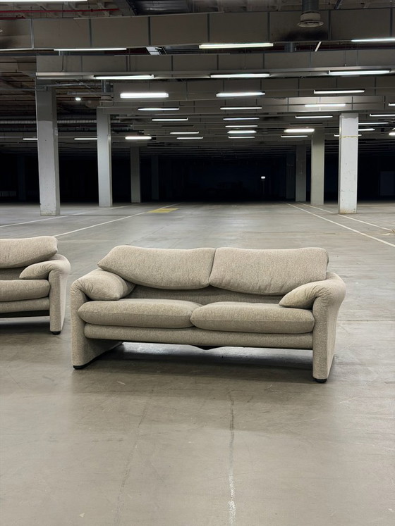 Image 1 of Sofá de 2 plazas Cassina Maralunga | 2 piezas | Shitake