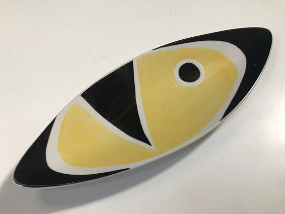 Image 1 of Plat • Vintage Centerpiece • « 9736 » • István Kovács • Zsolnay • 1962