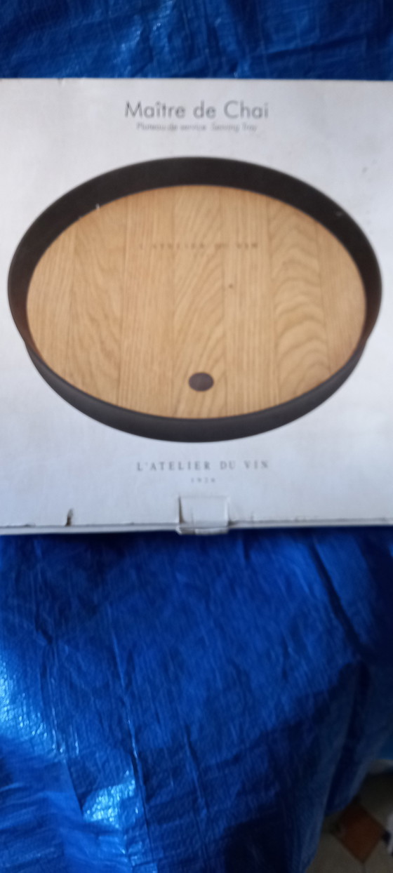 Image 1 of Plateau Jägermeister en bois dans sa boîte d'origine