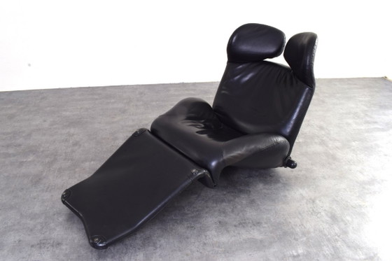 Wink leren stoel van Toshiyuki Kita voor Cassina, jaren 80. – Fauteuils, Plastic, Leather (photo 18 of 18)