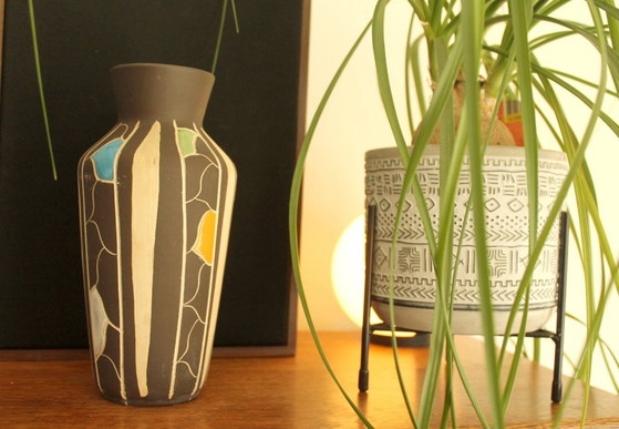 Bay Keramik WGP Vase (Model 606-20) Valencia Jr '60 – Jasba, Ceramic (photo 12 of 12)