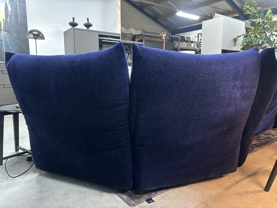 Image 1 of Edra Standard modular Sofa fabric purple & blue LP 30,180,-