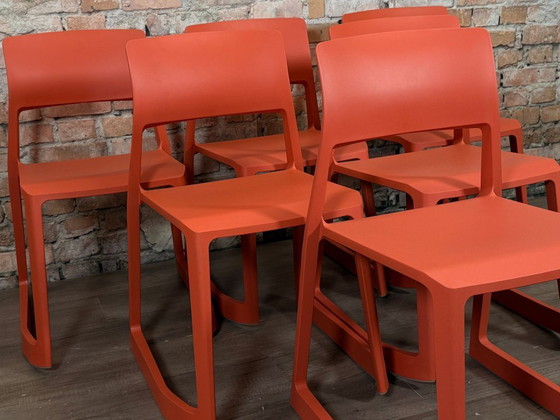 Image 1 of Vitra Tip Ton | Set of 6 | Orange