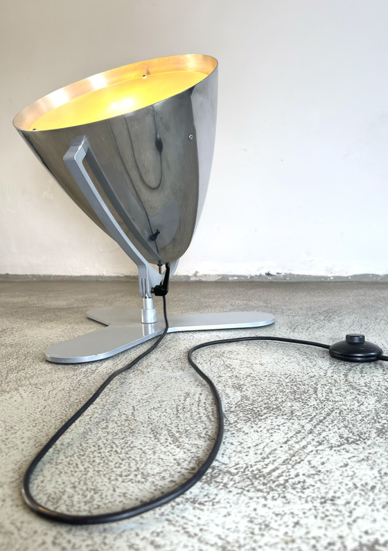 Image 1 of LAMPADA DA PAVIMENTO FARO 'BASE 2' DI HANNES WETTSTEIN PER PALLUCCO, ITALIA, anni '80