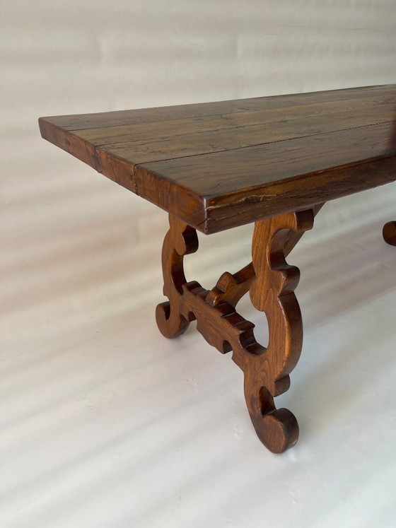 Set da pranzo degli anni '60 di provenienza italiana, realizzato in legno massello di noce. – Wood, Vintage (photo 14 of 16)