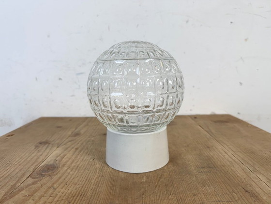 Image 1 of Lampada da soffitto vintage in porcellana bianca, anni '70