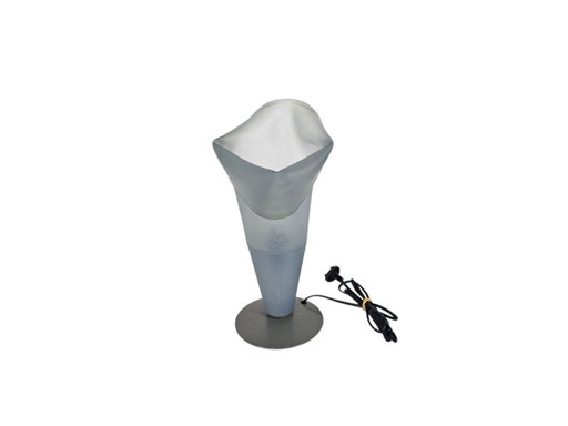 Dutch design - 'Amazing vase' - attr. designer Johan Bakermans - rubber - roll-up vase lamp - 90s