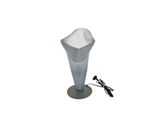 Image 1 of Dutch design - 'Amazing vase' - attr. designer Johan Bakermans - rubber - roll-up vase lamp - 90s