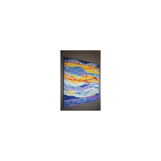 Image 1 of Vintage abstract painting