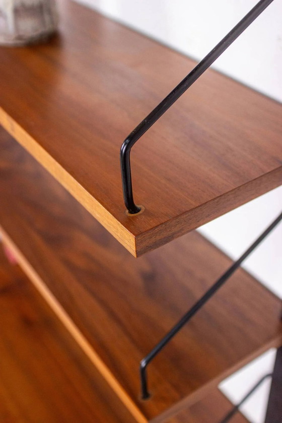 Poul Cadovius Shelving System Cado Royal Vintage Teak 60s – Shelving unit, Wood, Metal, Scandinavian (photo 9 of 16)