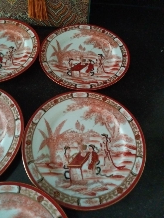 Piatti vintage giapponesi, Onbekend, Stoviglie, Porcellana, Nero (foto 11 di 12)