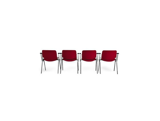 Image 1 of Set van 4 Castelli stoelen, Giancarlo Piretti fauteuils, vintage stijl