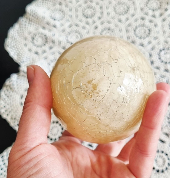 Ornements vintage pour sapin de Noël, Objets déco, Métal, Verre, Crème (photo 8 sur 14)