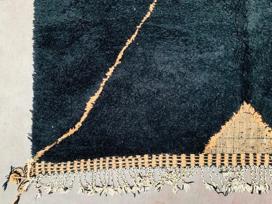 Zwart Berber wollen vloerkleed, handgemaakt, 200/280 cm – Vloerkleden en tapijten, Wool (photo 4 of 6)