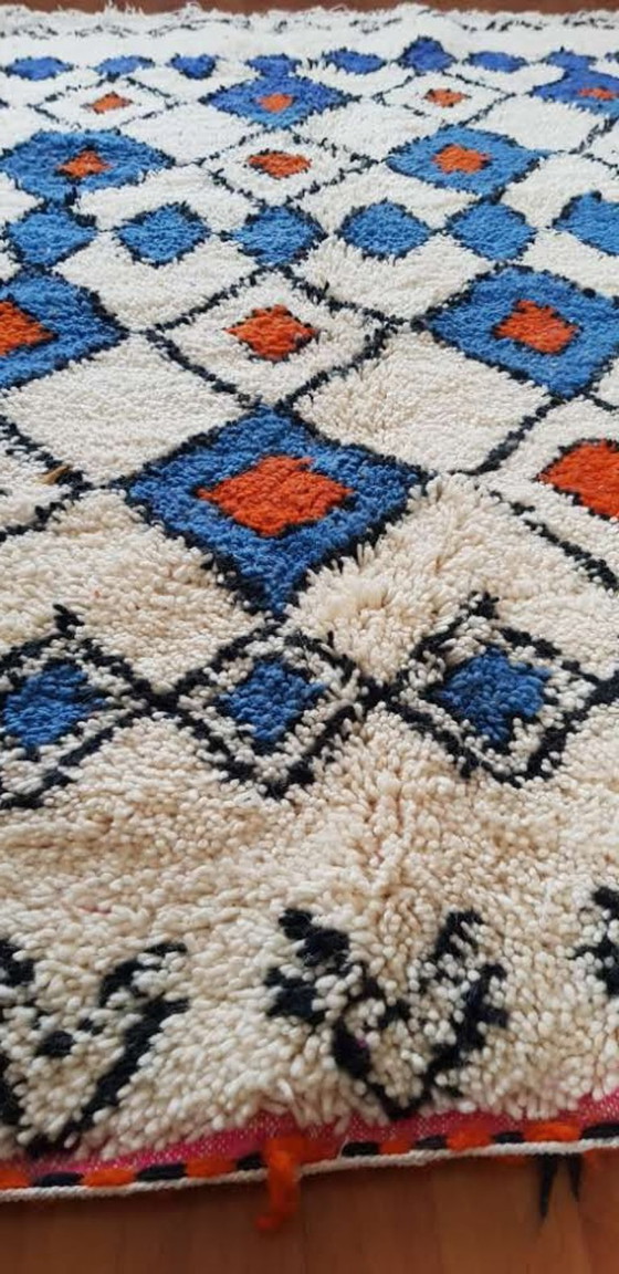 Image 1 of Hand-knotted Berber wool rug 225x160cm