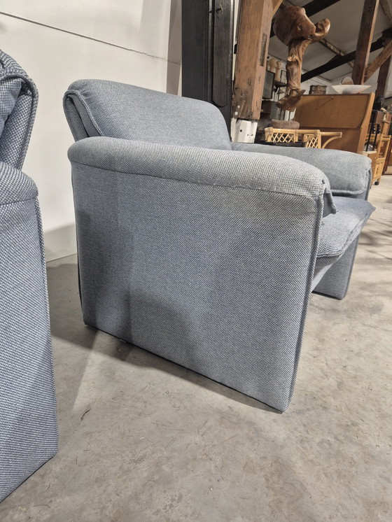Image 1 of 2 x bora bora leolux armchair grey-blue fabric