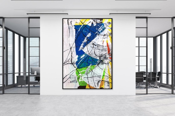 Image 1 of Jürgen Angeler - The Blue Dimension - 200 x 140 cm