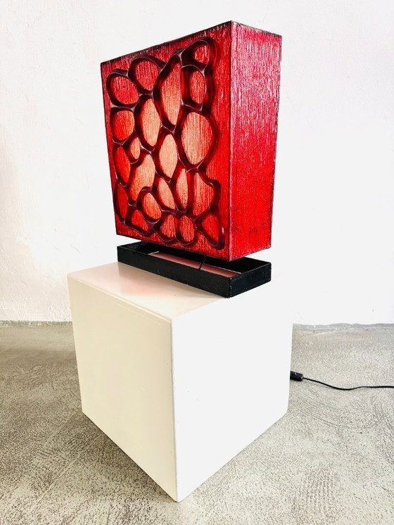 Image 1 of SYNTHETIC TABLE LAMP BY UNKNOWN DESIGNER, CA 1960s/1970s