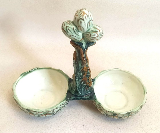 Image 1 of Set da portata per asparagi in metallo colato degli anni '60