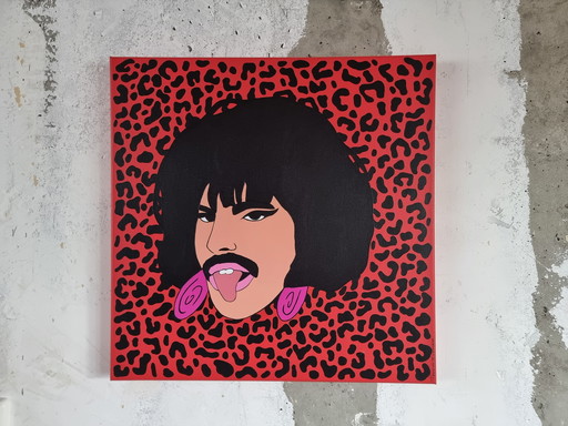 Frances Eckhardt - Pop-Art Freddie 60x60 cm