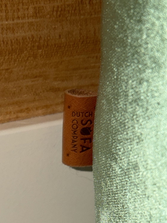 Image 1 of Divano in velluto verde della Dutch Sofa Company