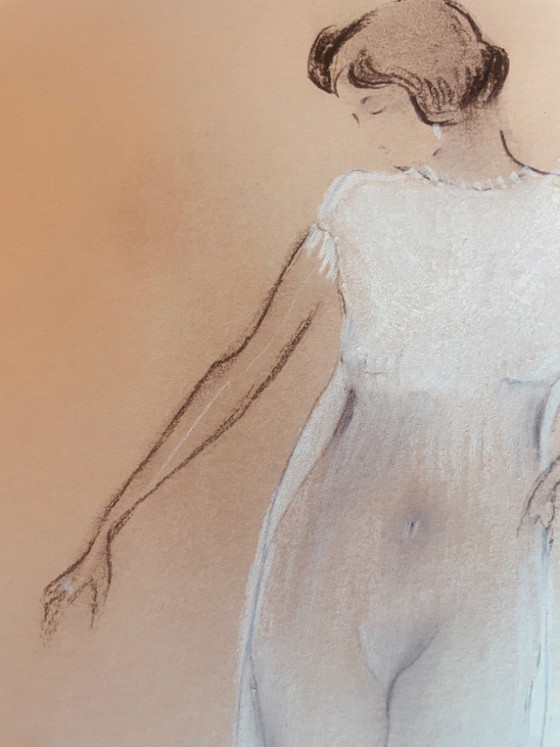 Image 1 of Dipinto firmato, ritratto femminile, "trasparenza"