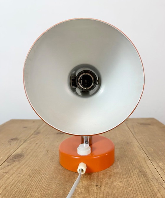 Vintage oranje metalen wandlamp van Lidokov, jaren 70. – Wandlampen, Chrome (photo 12 of 17)