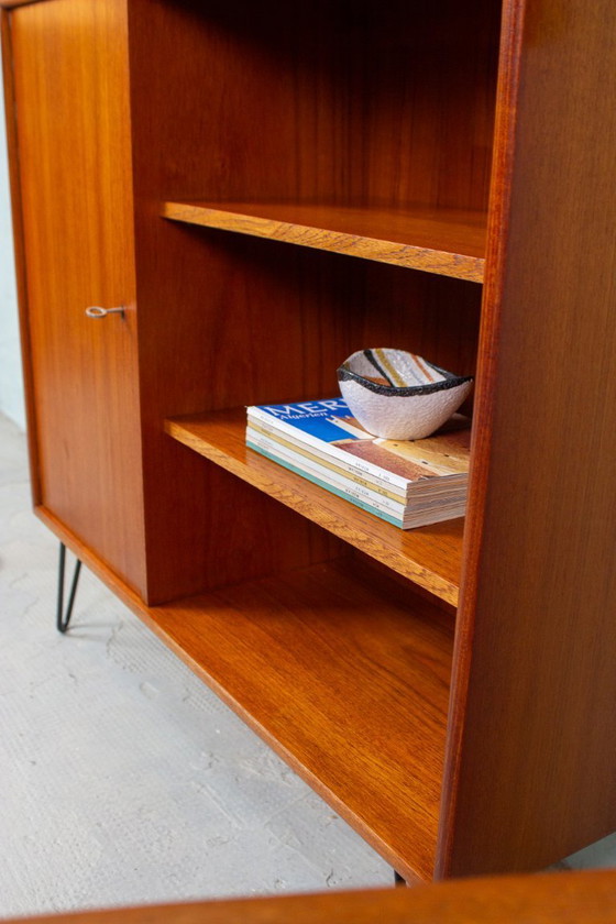Image 1 of Vintage teak chest of drawers, bookcase, sideboard, cabinet, mid-century modern
