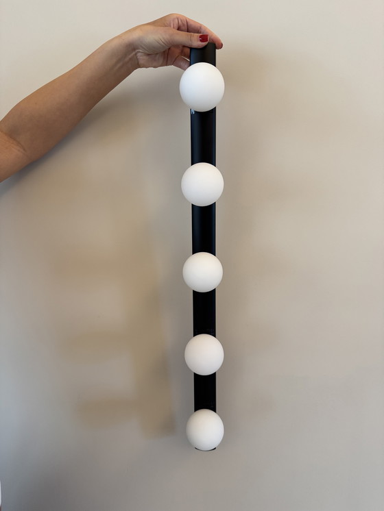 Image 1 of Lampada da parete Astro Cabaret 5, nero opaco