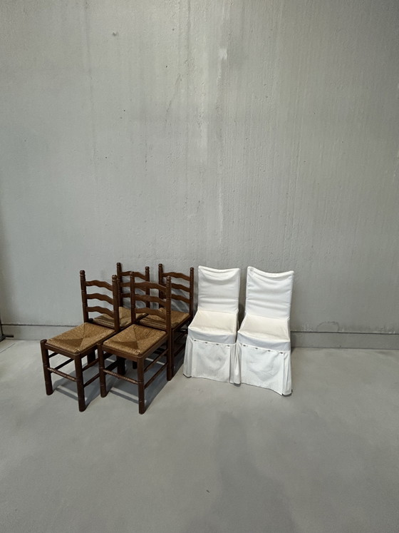 French Provencal – Dining chairs, Rattan, Wood (photo 7 of 7)