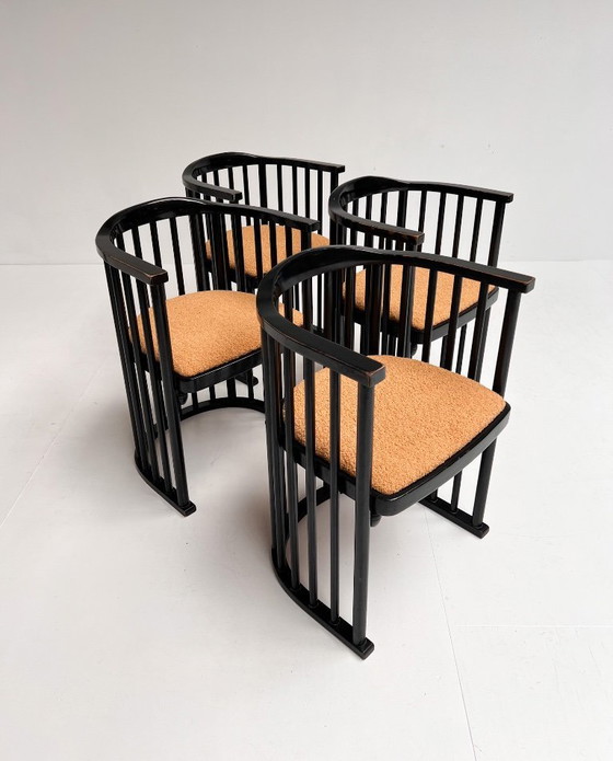 Image 1 of Conjunto de 4 sillas modelo 728 de Josef Hoffmann, 1906
