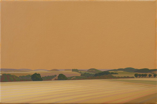 Radiant day, unique painting, hand-painted one-of-a-kind piece, 30 x 20 cm, acrylic paint on canvas