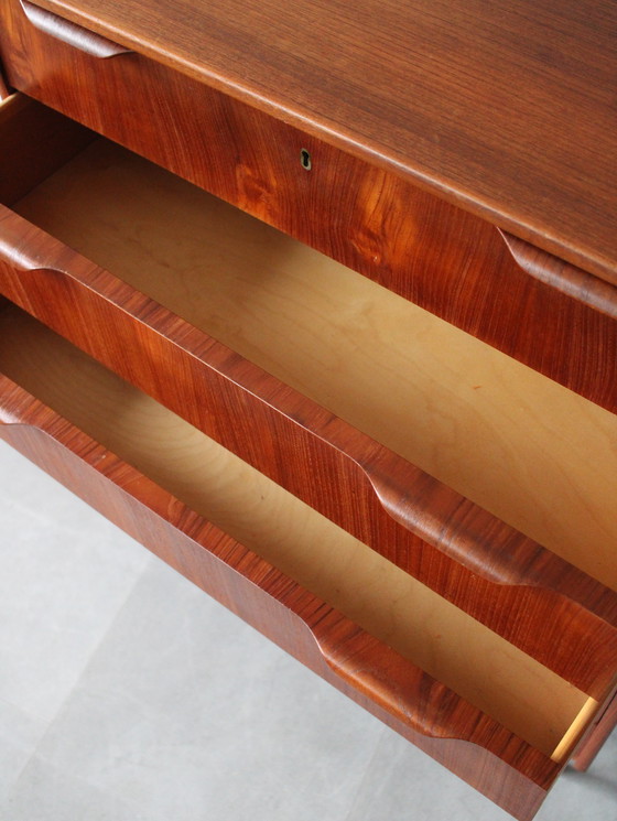 Image 1 of Vintage Danish teak chest of drawers, wide!