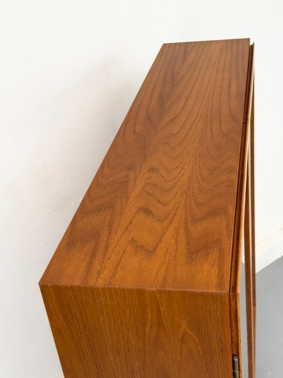 Teak Cabinet With Glass Doors From Omann Jun, 1960s – Display cabinets, Wood (photo 8 of 20)